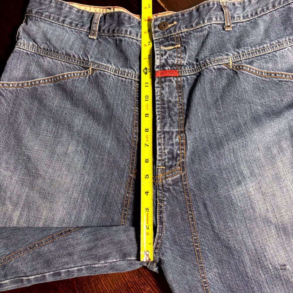 Marithe Francois Girbaud Y2K VTG Baggy Wide Leg Shuttle Jeans Sz 40 Streetwear - Picture 13 of 13